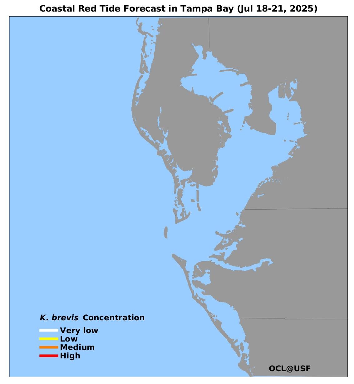 Coastal Red Tide Forecast