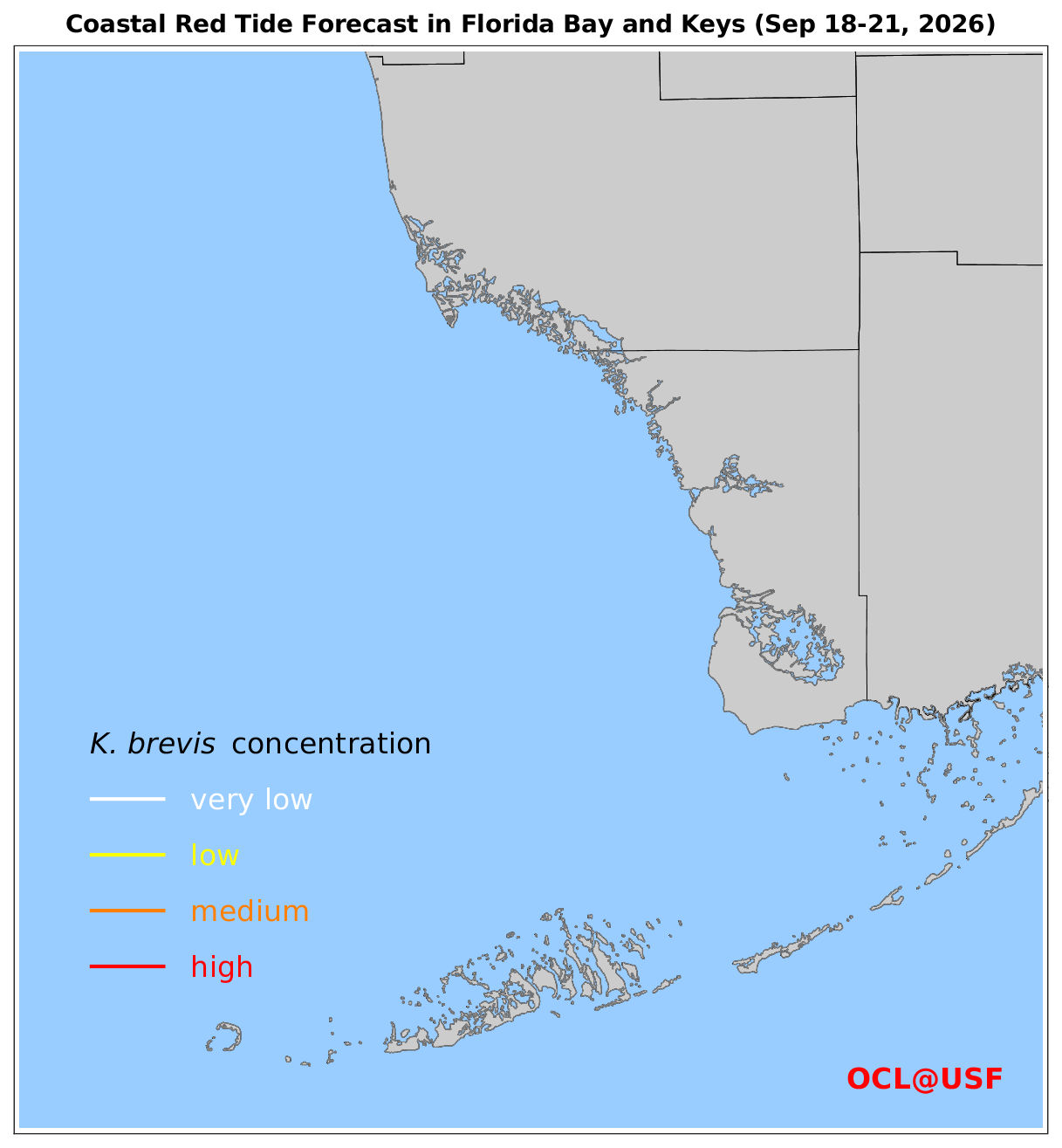 Coastal Red Tide Forecast